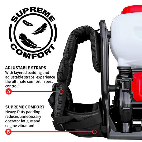 4 Gallon Battery Powered 36V TOMAHAWK®  Backpack Fogger, Leaf Blower for Pest Control (eTMD14) - Image 6