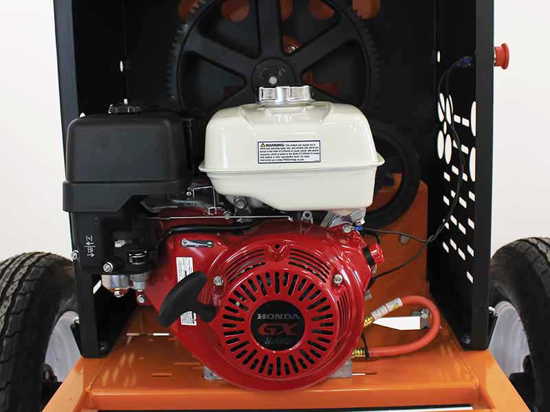 BravePro™ 8 Cubic Foot Poly Drum Mortar Mixer w/ Honda® GX240 Engine (BRPMM208H) - Image 2