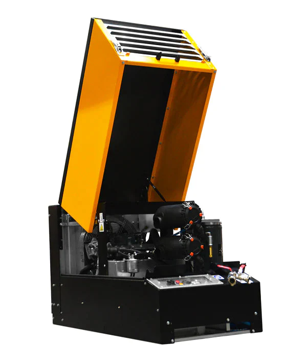 EMAX Stationary 115 CFM 24HP Kubota Diesel Driven Rotary Screw Compressor (EDS115ST.EMA) - Image 2